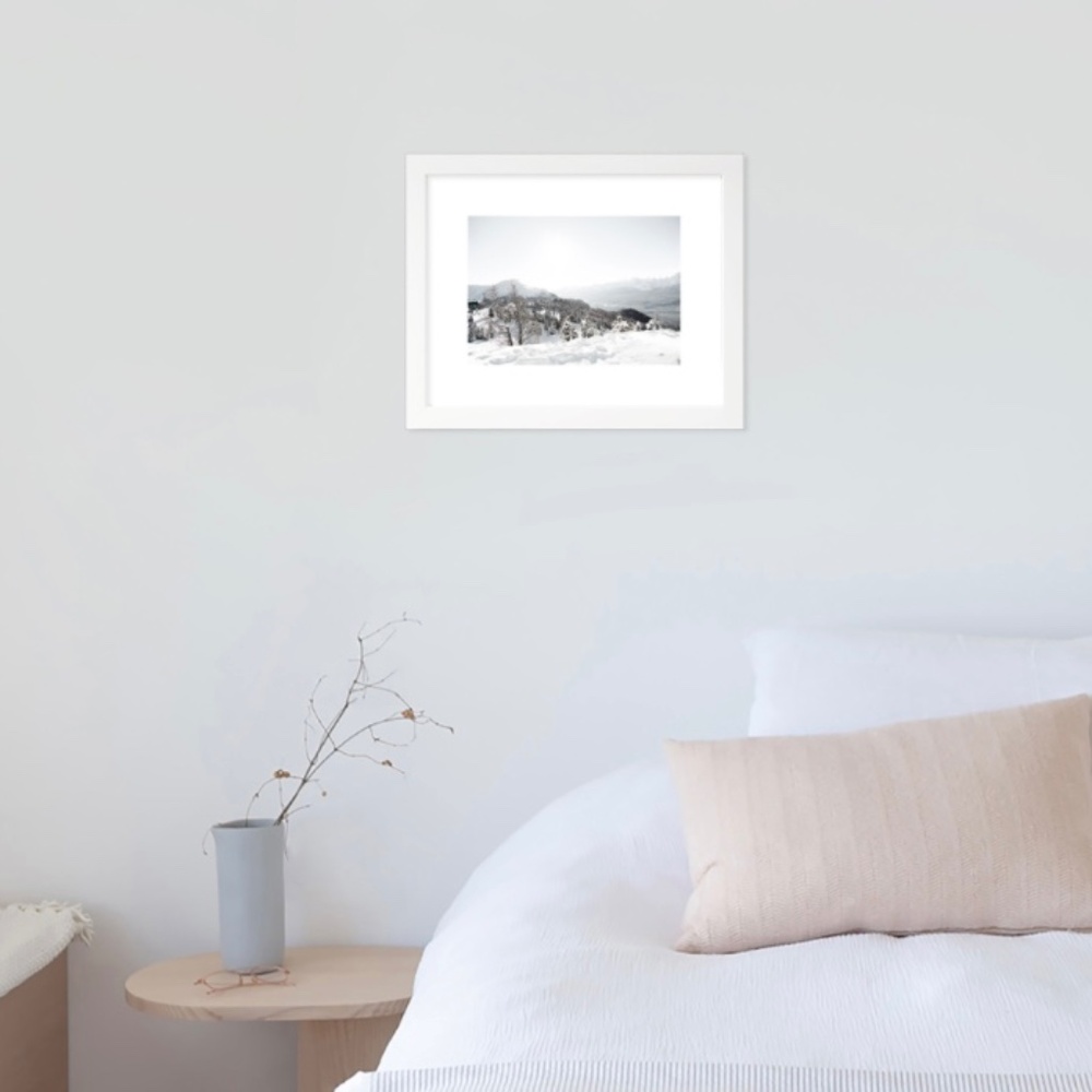 Ski Hill Winter Mountain Print